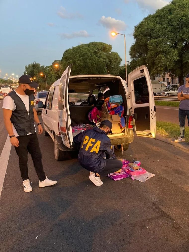 Los arrestos se produjeron sobre la avenida General Paz