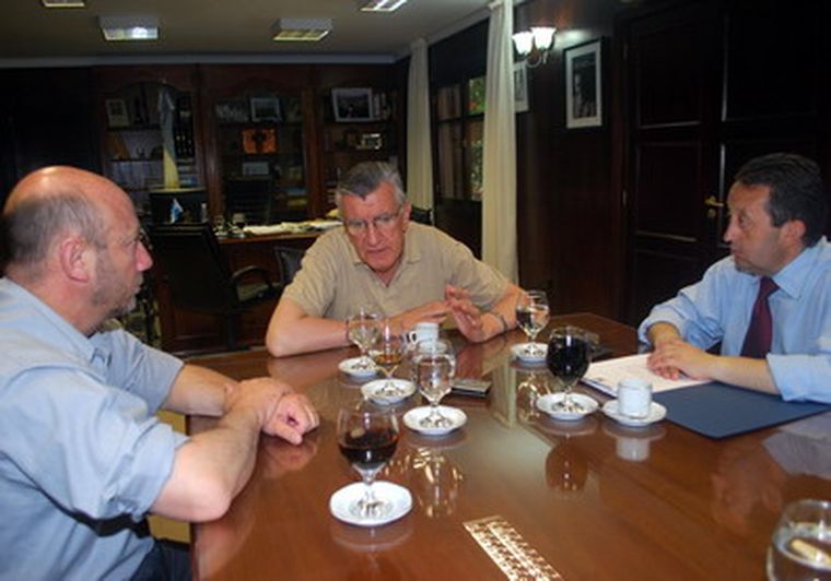 José Luis Gioja y Celso Jaque. Foto: Telam