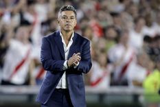 El Muñeco prefirió que Meza continuara poniéndose a punto. Foto: Fotobaires El Muñeco prefirió que Meza continuara poniéndose a punto. Foto: Fotobaires