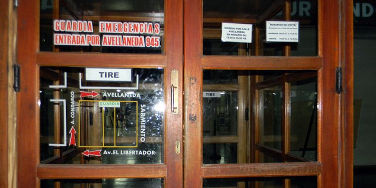 Acceso Hospital Español. Foto: Mediamza.com