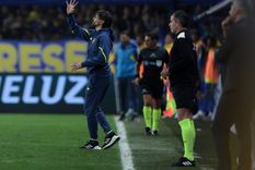 Diego Martínez en la Bombonera. Foto: FotoBaires