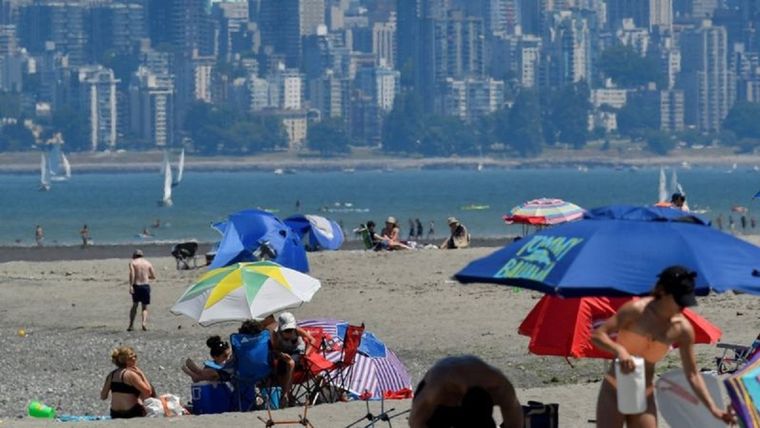 Antes del domingo, las temperaturas en Canadá nunca habían pasado de los 45°C. Foto: REUTERS
