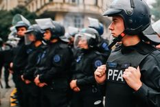 La Policía Federal Argentina, entre las fuerzas de seguridad en la que se hicieron recontrataciones. Foto: EFE
