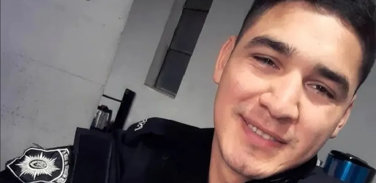 El policía ultimado Foto: Gentileza