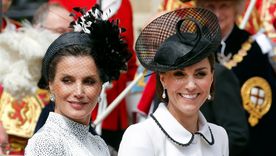 Letizia y Kate. Foto: archivo.
