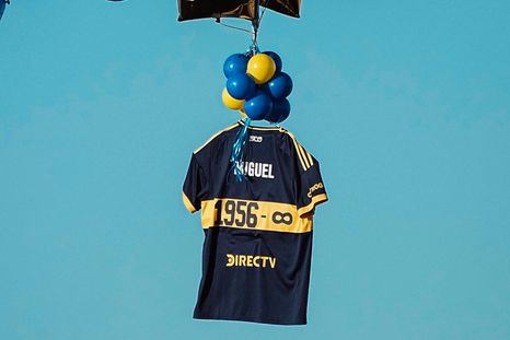 La camiseta en homenaje a Russo fue hallada en Cañada Nieto, Uruguay. La camiseta en homenaje a Russo fue hallada en Cañada Nieto, Uruguay.