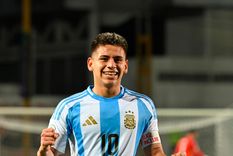 El Diablito facturó por duplicado en el clásico ante Brasil. Foto: @Argentina El Diablito facturó por duplicado en el clásico ante Brasil. Foto: @Argentina