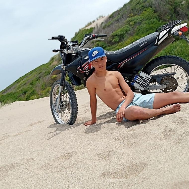 El joven tenía 16 años cuando fue asesinado por un personal policial de Miramar Foto: @pampamonaco