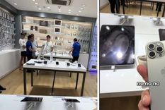 Viajó a Ciudad del Este y el precio del iPhone 15 Pro Max lo descolocó Foto: Captura del video de TikTok