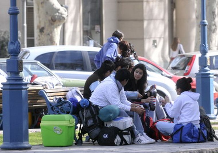 Las plazas se volvieron a poblar en Mendoza. Foto: Pachy Reynoso/MDZ