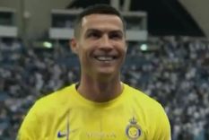 La irónica risa de Cristiano. Foto: Captura video La irónica risa de Cristiano. Foto: Captura video