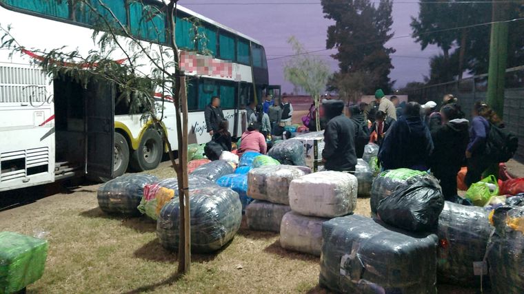 El control de Gendarmería en Lavalle Foto: Gendarmería Nacional