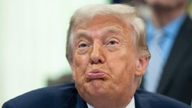 El presidente Donald Trump, en medio de una polémica inusual. Foto Efe El presidente Donald Trump, en medio de una polémica inusual. Foto Efe