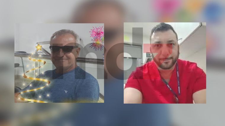 Victor Hugo Venturín y Silas Cruz de Oliveira, dos de las víctimas fatales en el accidente en Chile.