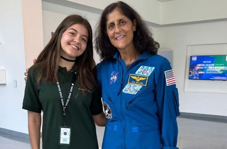 Aitana Ferreyra diseñó un hábitat para Marte y compartió con afamados astronautas en un programa de la NASA.