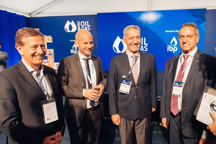 El gobernador mendocino participó de la Feria Oil&Gas que se realiza en Río de Janeiro. Foto: Prensa Gobierno de Mendoza