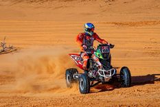 Marcelo Medeiros, ganador de la especial de quads. Foto: @dakar