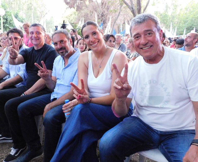 Martín Hinojosa junto Marisa Uceda, Adolfo Bermejo y Sergio Giménez Foto: Twitter Marisa Uceda