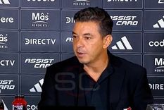 Tras el triunfo en Perú, Gallardo afirmó que River jugó muy bien en el primer tiempo e hizo un aviso sobre el futuro del equipo. Foto: Captura ESPN