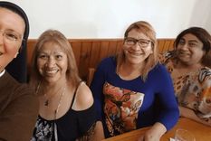 Emoción La monja contó que las trans no podían ni agarrar la llave porque estaban conmovidas. Foto: Asociación Civil La Rosa Naranja.