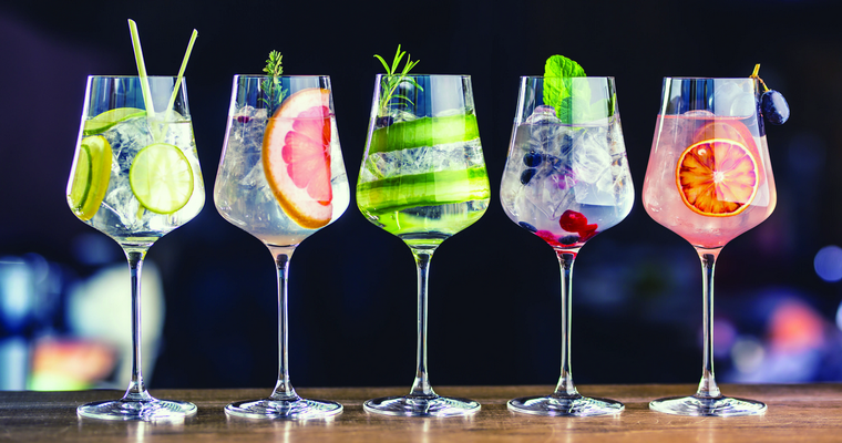 Variedades de preparaciones de gin tonic Foto: Gin Magazine