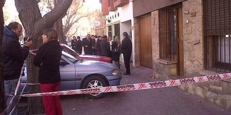 Frente del conjunto de departamentos donde asesinaron a Germán Corvalán. Foto: Gentileza Lector Vía Twitter
