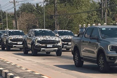 Atención: la nueva Ford Ranger Raptor ya deja ver su trompa