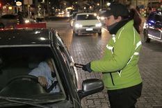 Control de alcoholemia en calle Arístides de Mendoza Foto: Prensa Gobierno de Mendoza