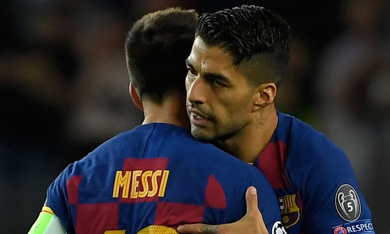 Luis Suárez formó una dupla letal con su amigo Lionel Messi. Foto: Noticias Argentinas