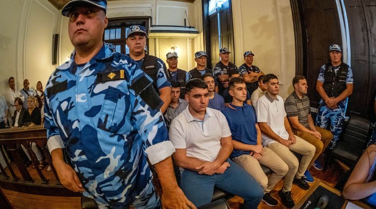 Los ocho asesinos de Báez Sosa Foto: Télam