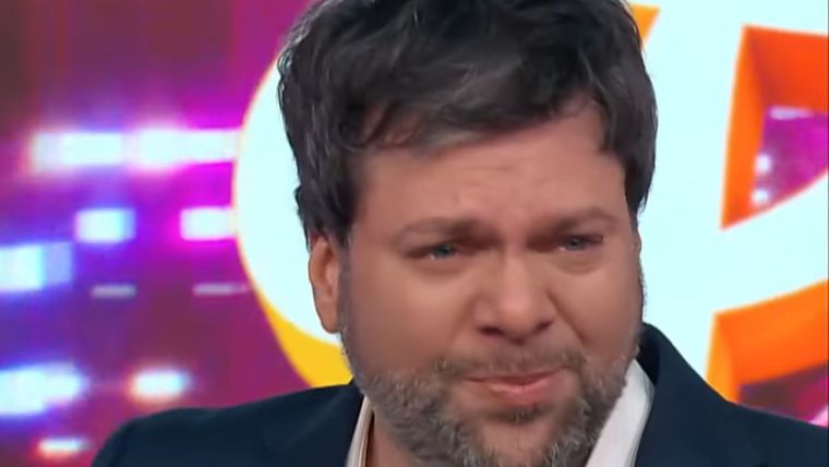 Totalmente desconsolado. Foto: captura de video/ El Trece. 
