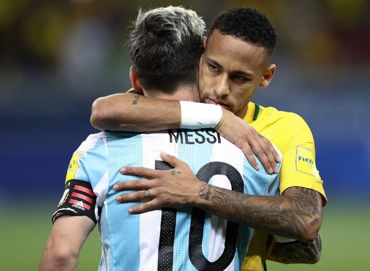 Neymar saludó a su amigo en las redes sociales.