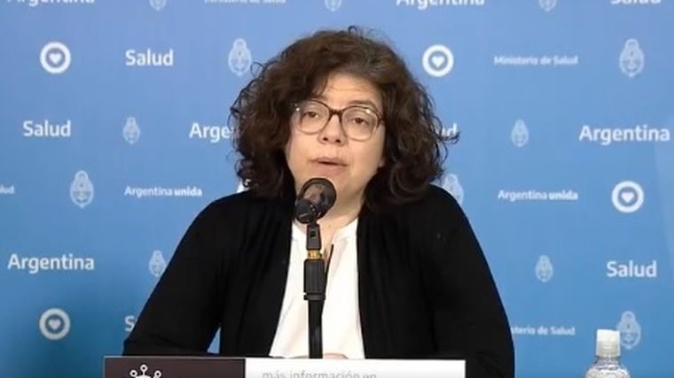 Carla Vizzotti volvió a encabezar el parte diario sobre el estado de la pandemia en el país