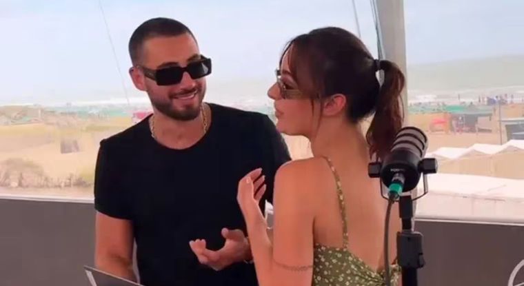 Flor Jazmín Peña y Nico Occhiato están atravesando su primera crisis en la convivencia La feliz pareja decidió dar un paso más en su relación Foto: Captura de streaming