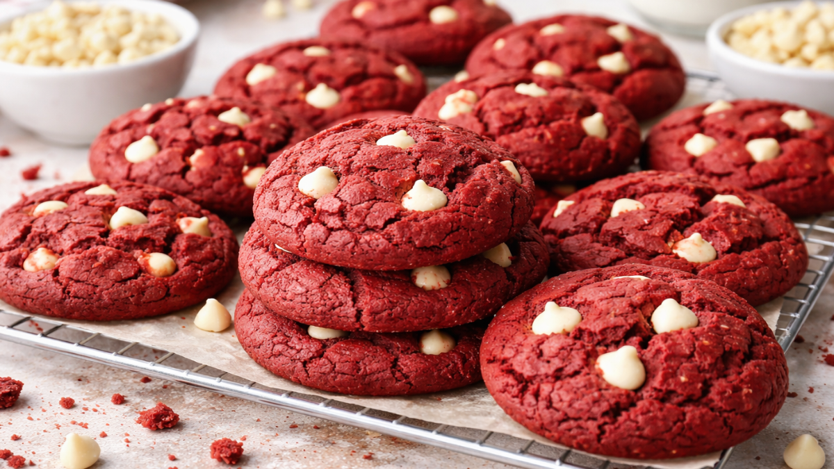 Te compartimos la receta definitiva de cookies red velvet ¡la ganadora!