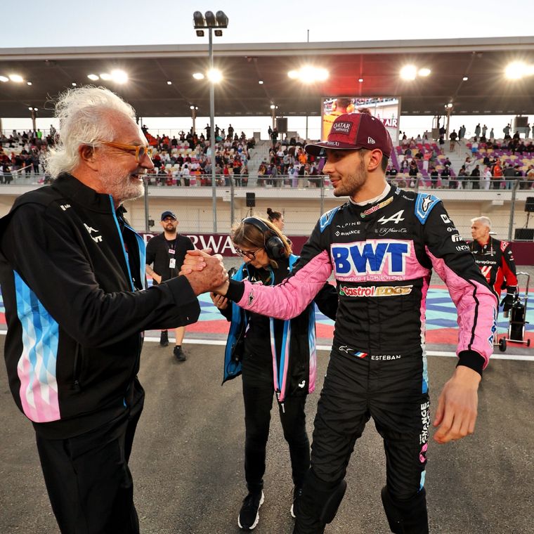 Gasly le dio a Briatore una gran alegría que volvió único a Alpine. Foto: @AlpineF1Team