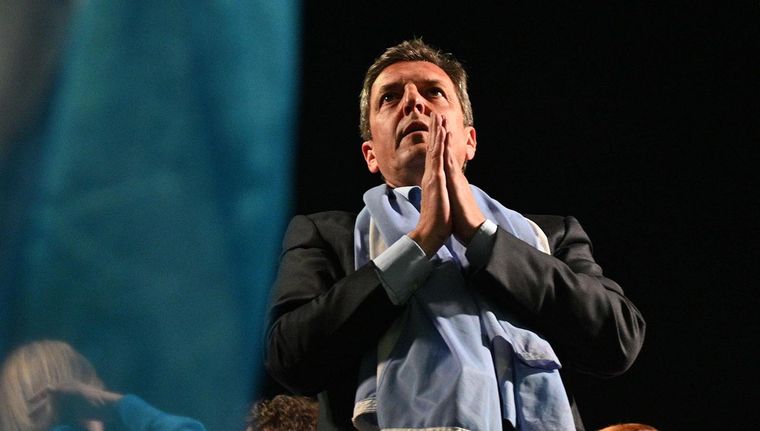 A Sergio Massa le llovieron las críticas por la inflación de octubre. Se trató de la última cifra oficial antes del balotaje contra Javier Milei Foto: Télam