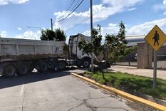 La escena del accidente fatal en el carril Rodríguez Peña. La escena del accidente fatal en el carril Rodríguez Peña.