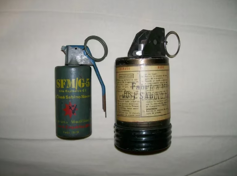 Parte del armamento encontrado en Palermo Foto: NA