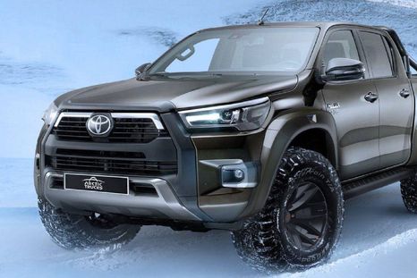 Brutal Toyota Hilux con kit especial para off road extremo