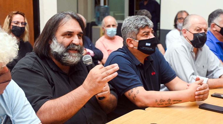 Paro docente Roberto Baradel, principal apuntado por usar la huelga de herramienta política partidaria. Foto: TELAM