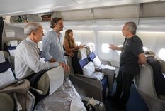 El presidente regresa al país tras su viaje a Estados Unidos Foto: Telam El presidente regresa al país tras su viaje a Estados Unidos Foto: Telam