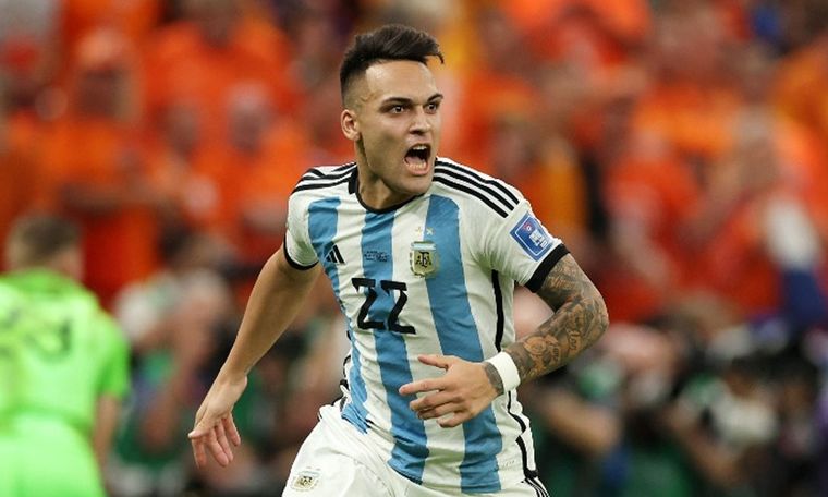 Lautaro Martínez no estará en la próxima gira de la Selección. Foto: @Argentina