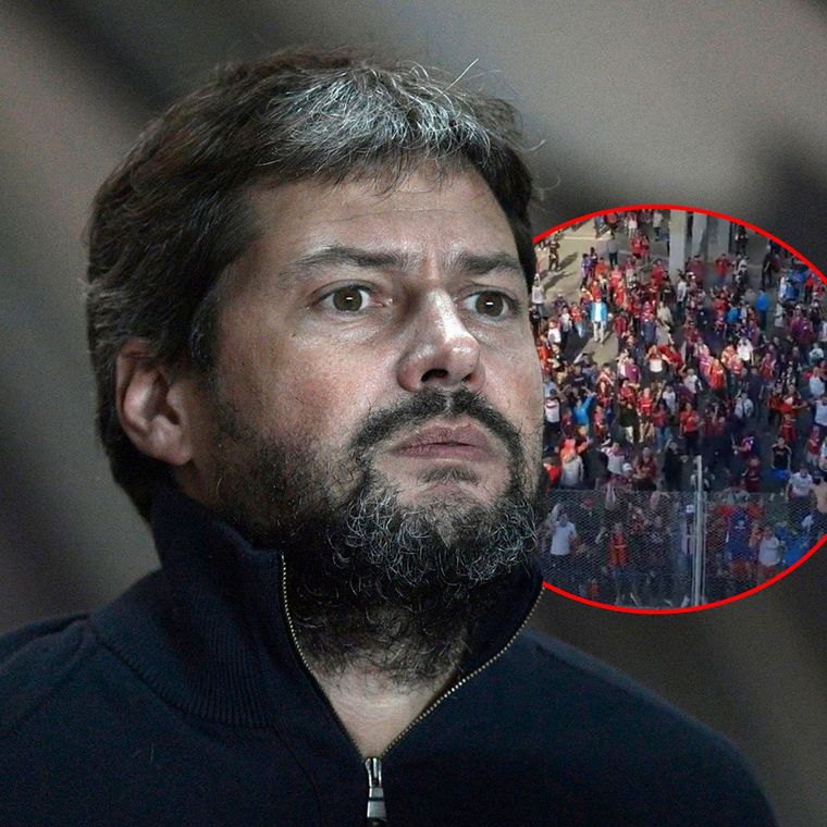 Lammens fue amenazado por los hinchas de San Lorenzo.