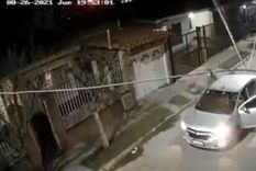 Los delincuentes huyeron en el auto