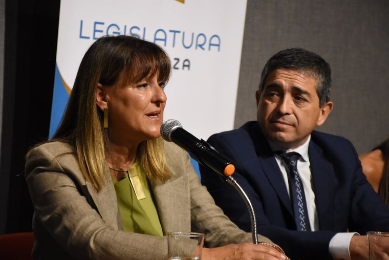 Norma Llatser en la Legislatura. Foto: Prensa Senado