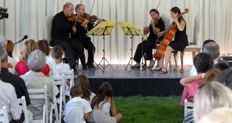 El Cuarteto Orfeus en una presentación impecable. Foto: Marcelo Ruiz / MDZ