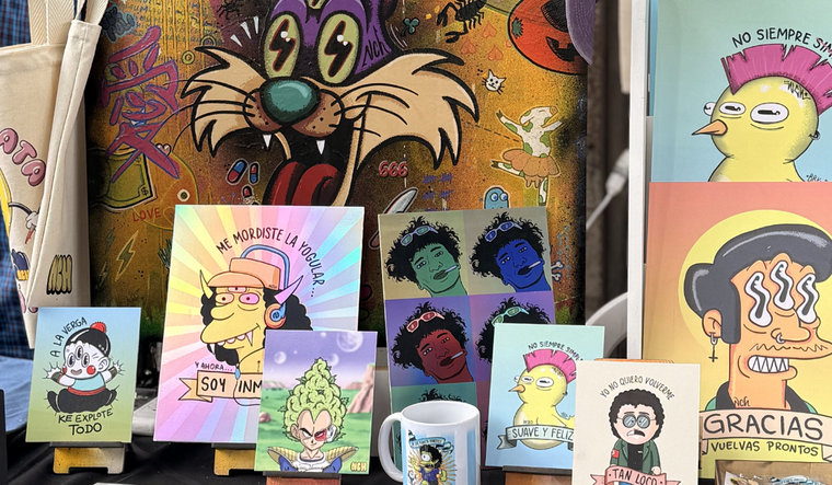 La Feria de Stickers es una buena opción para recorrer el viernes feriado.