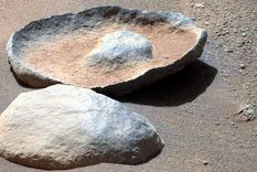 Perseverance Marte roca El hallazgo en Marte y su singular forma. Foto: Dpa.