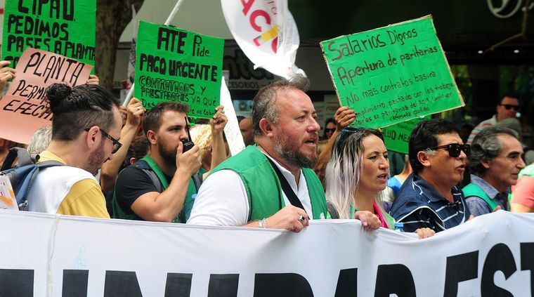 Roberto Macho encabezará el corte en el Acceso Este en el marco de los reclamos que llevan adelante los trabajadores estatales de Mendoza.